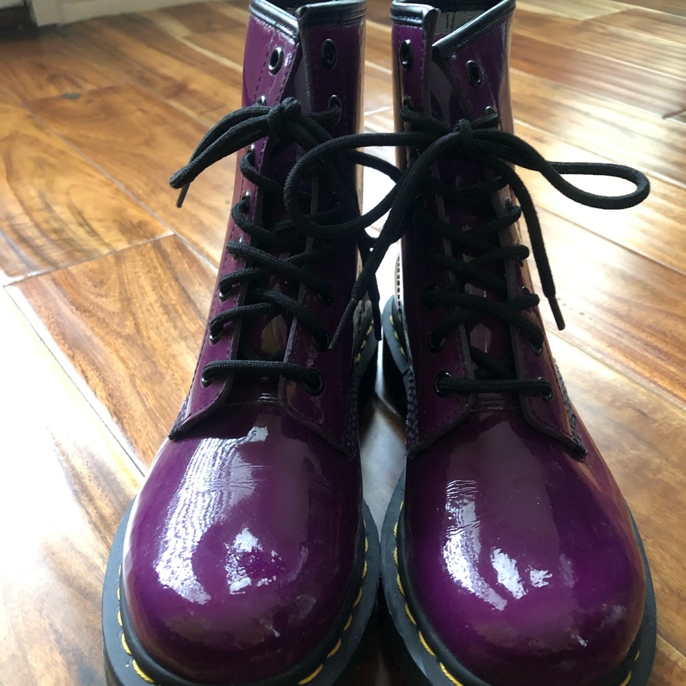 NWOT Purple Doc Marten Boots